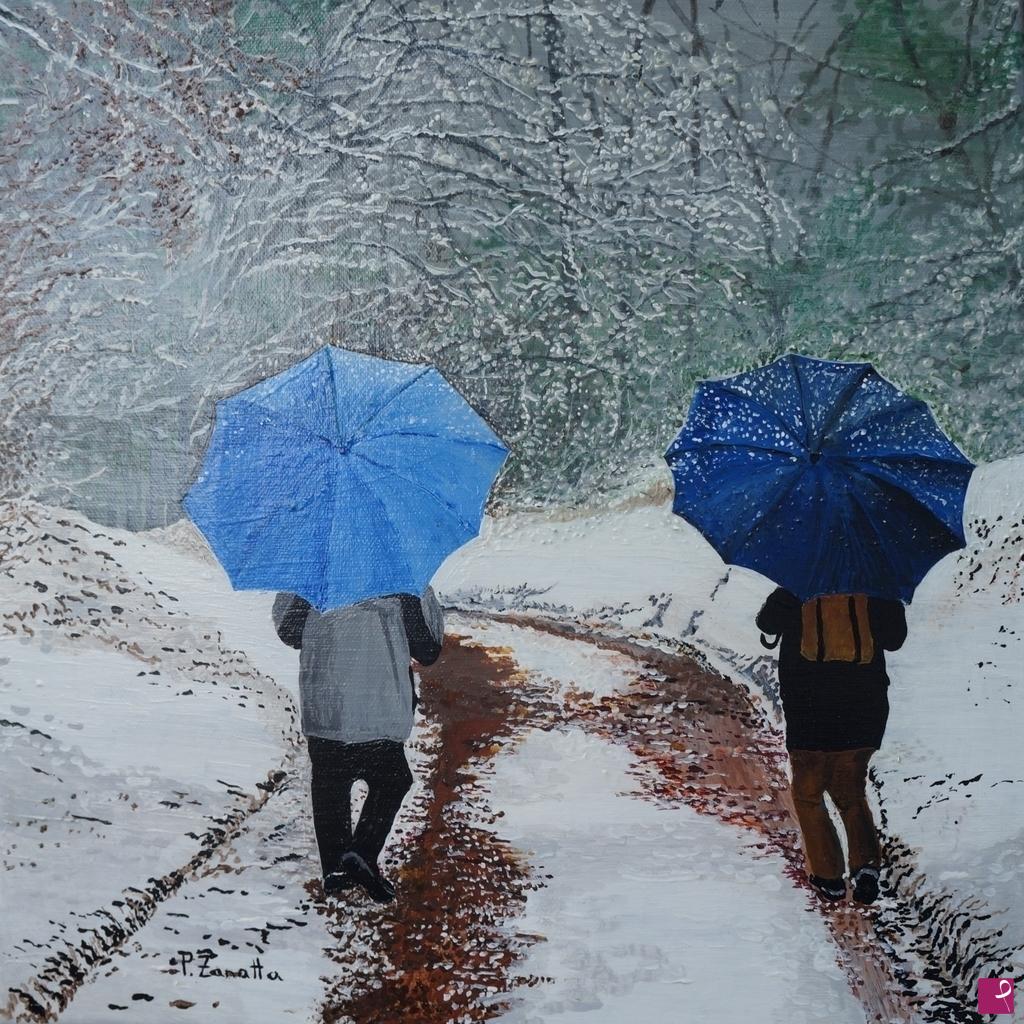 quadri in vendita online - Nevicata