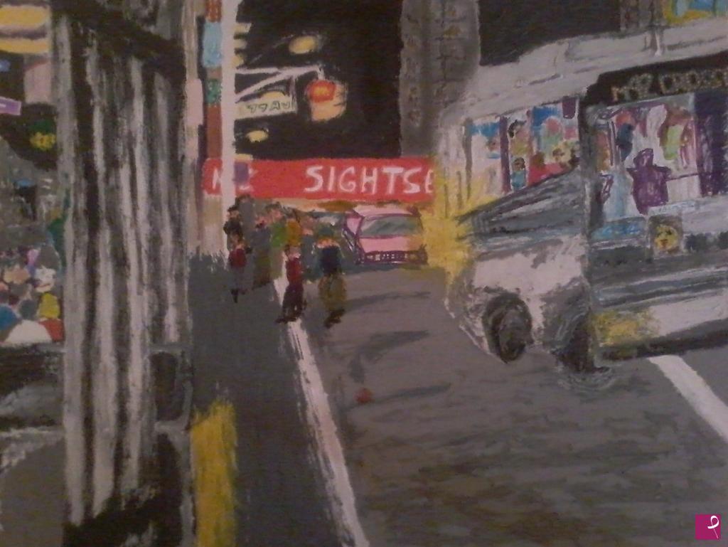 quadri in vendita online - New York night sight
