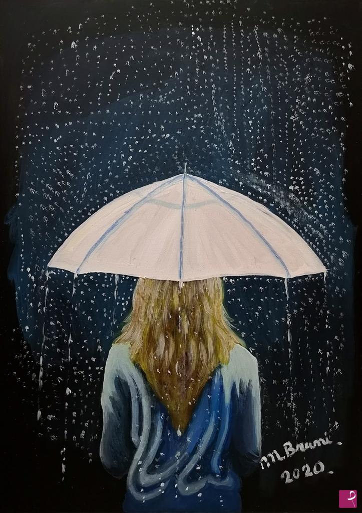 quadri in vendita online - Night in the rain 2 