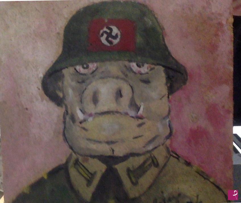 quadri in vendita online - no comment Opera  satirica anti nazista