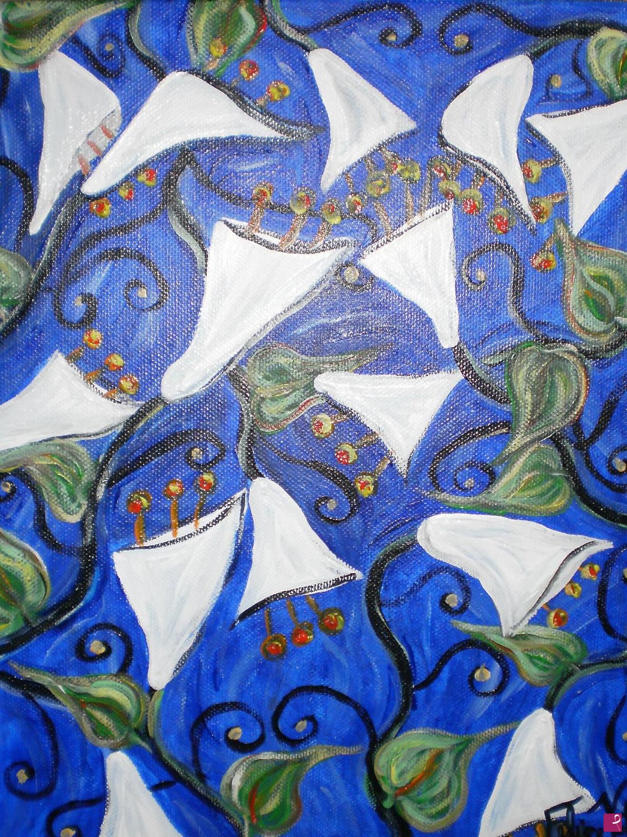 quadri in vendita online - Nocturne flowers