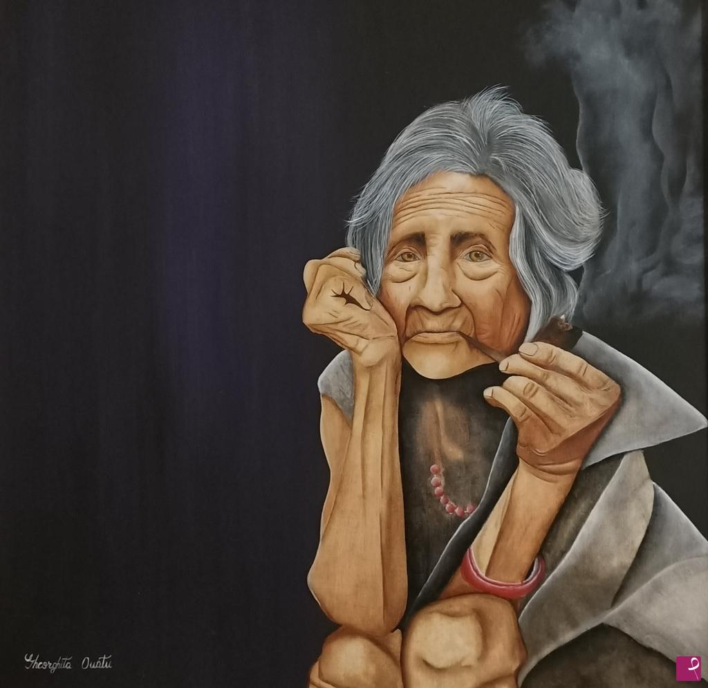 quadri in vendita online - Nonna del 3000