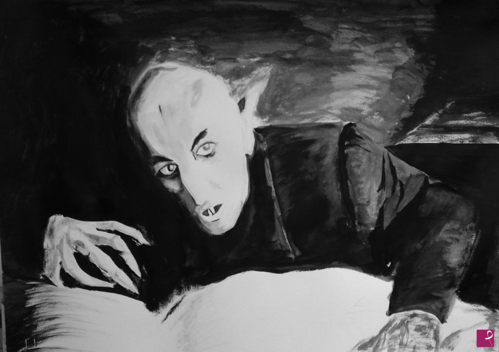 quadri in vendita online - "Nosferatu, eine Symphonie des Grauens" - Friedrich Wilhelm Murnau - 1922