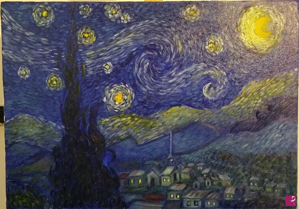quadri in vendita online - Notte stellata