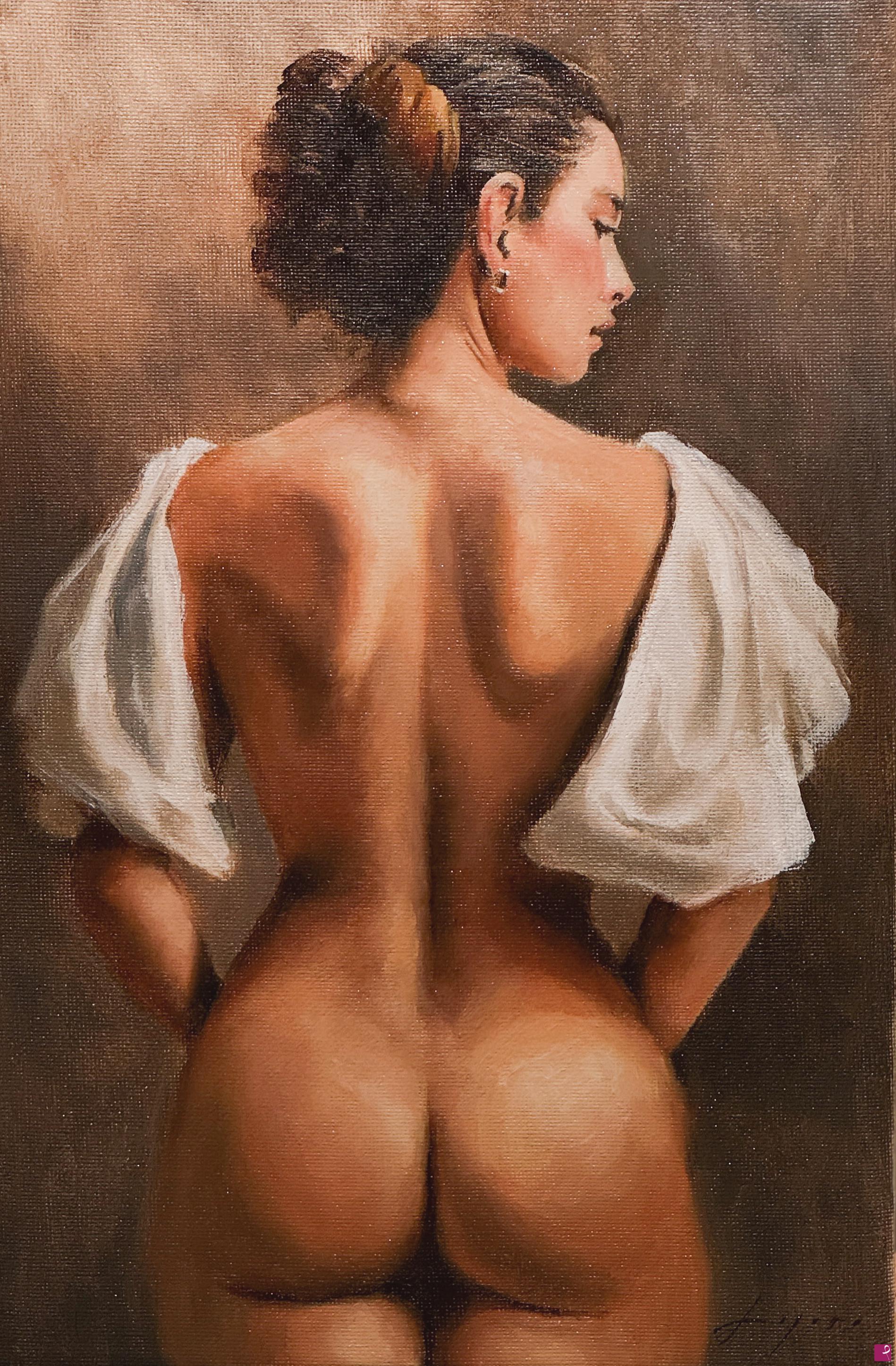 quadri in vendita online - Nudo di giovane donna 