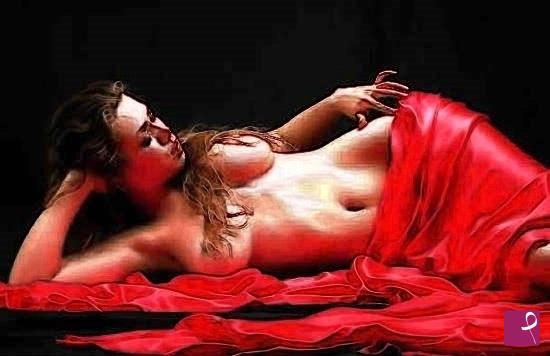 quadri in vendita online - Nudo rosso