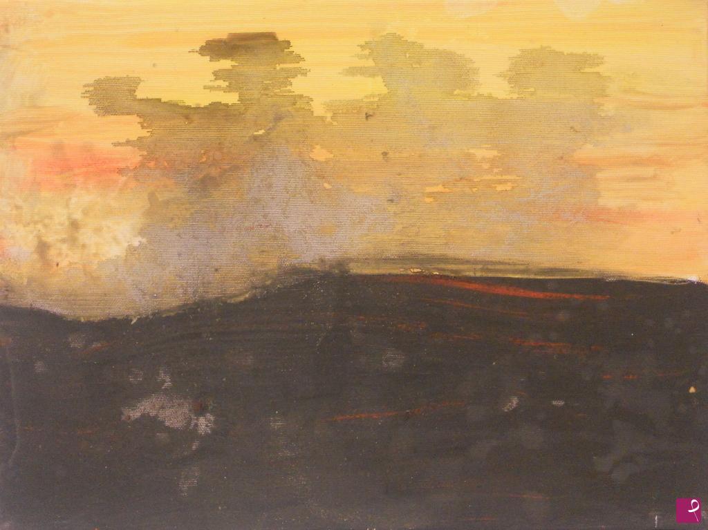 quadri in vendita online - Nuvole al tramonto