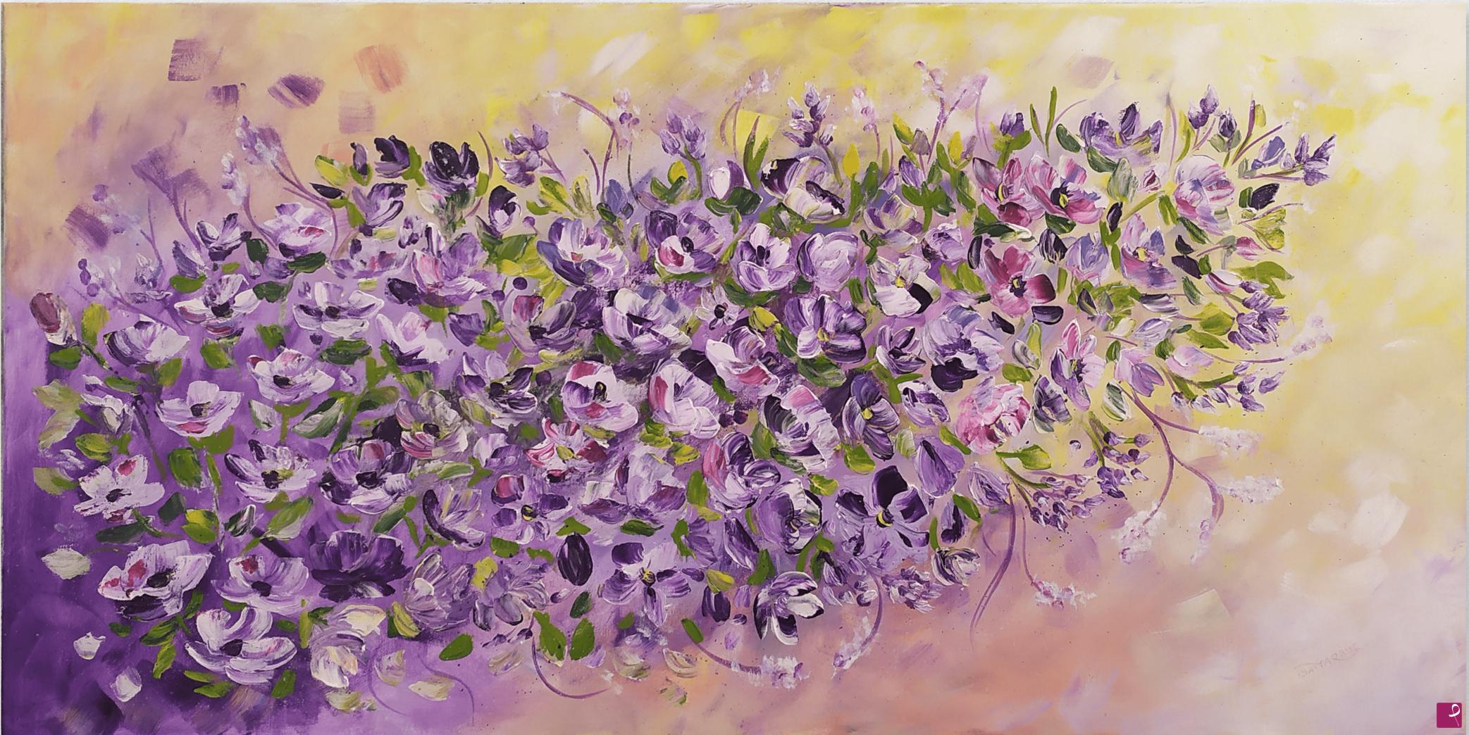 quadri in vendita online - Odore color viola