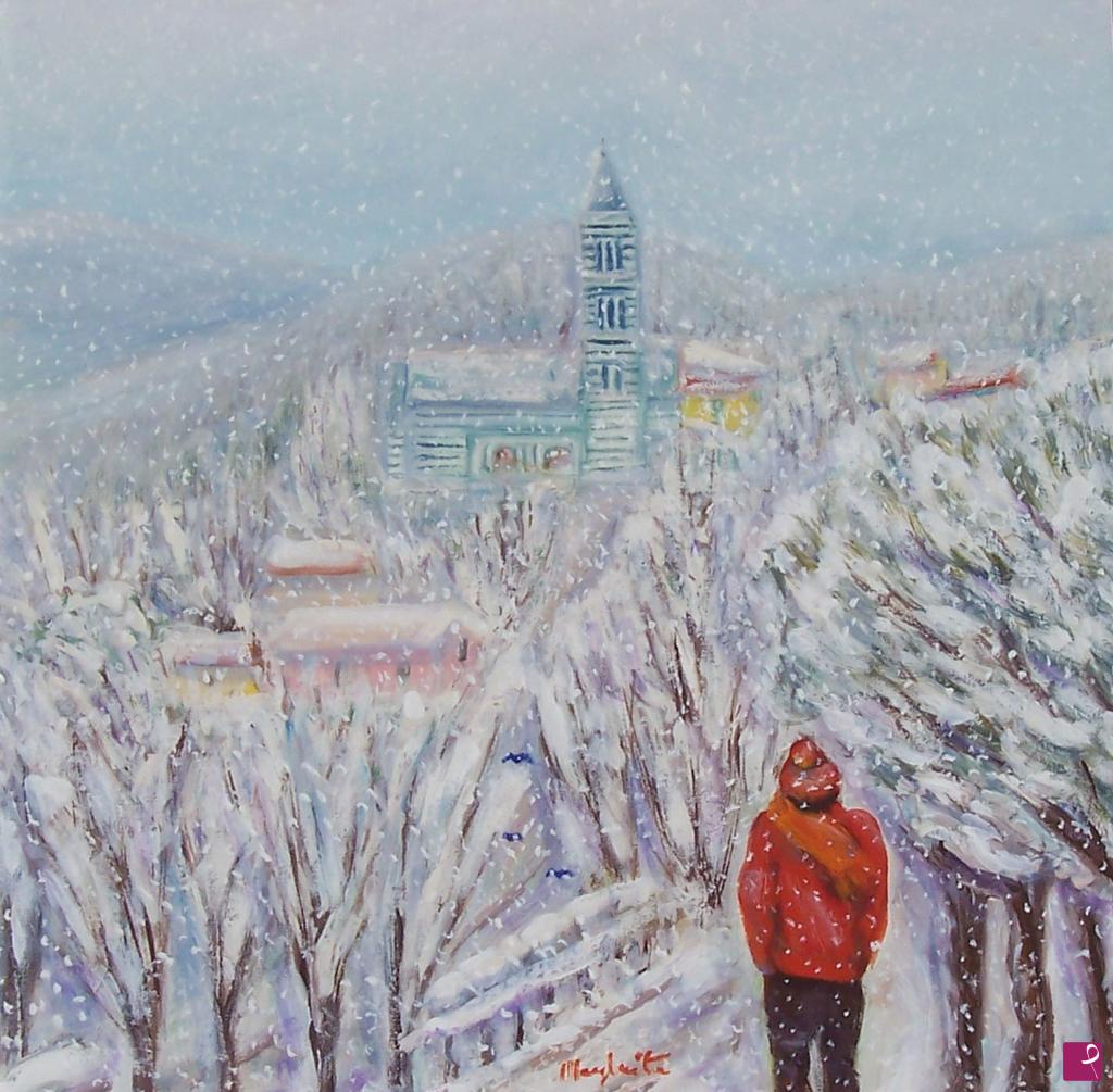 quadri in vendita online - Oggi nevica