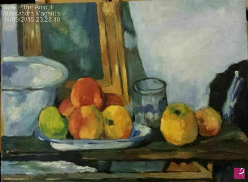 quadri in vendita online - Omaggio a Cezanne - Natura morta
