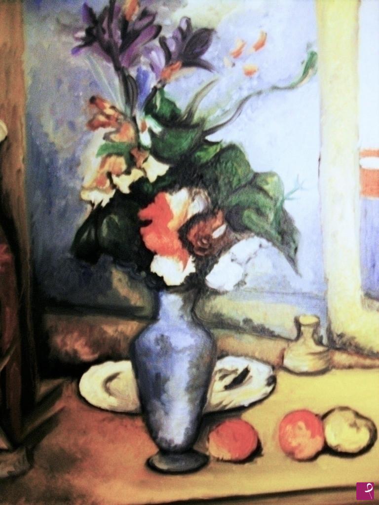 quadri in vendita online - Omaggio a Cézanne -Il mio vaso blu