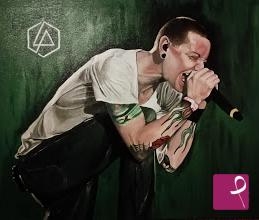 quadri in vendita online - omaggio a Chester Bennington