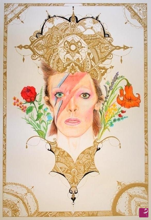 quadri in vendita online - Omaggio a David Bowie 