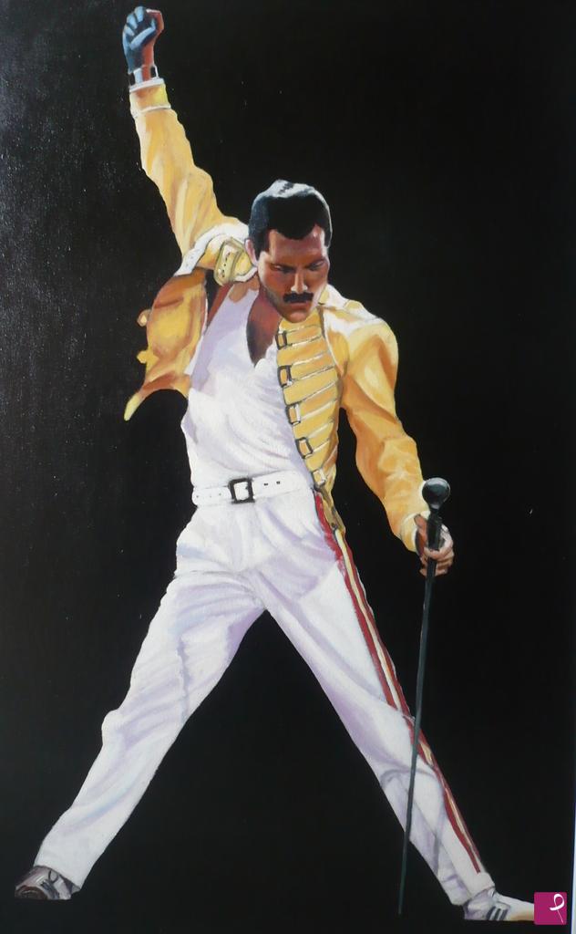 quadri in vendita online - Omaggio a Freddy  Mercury
