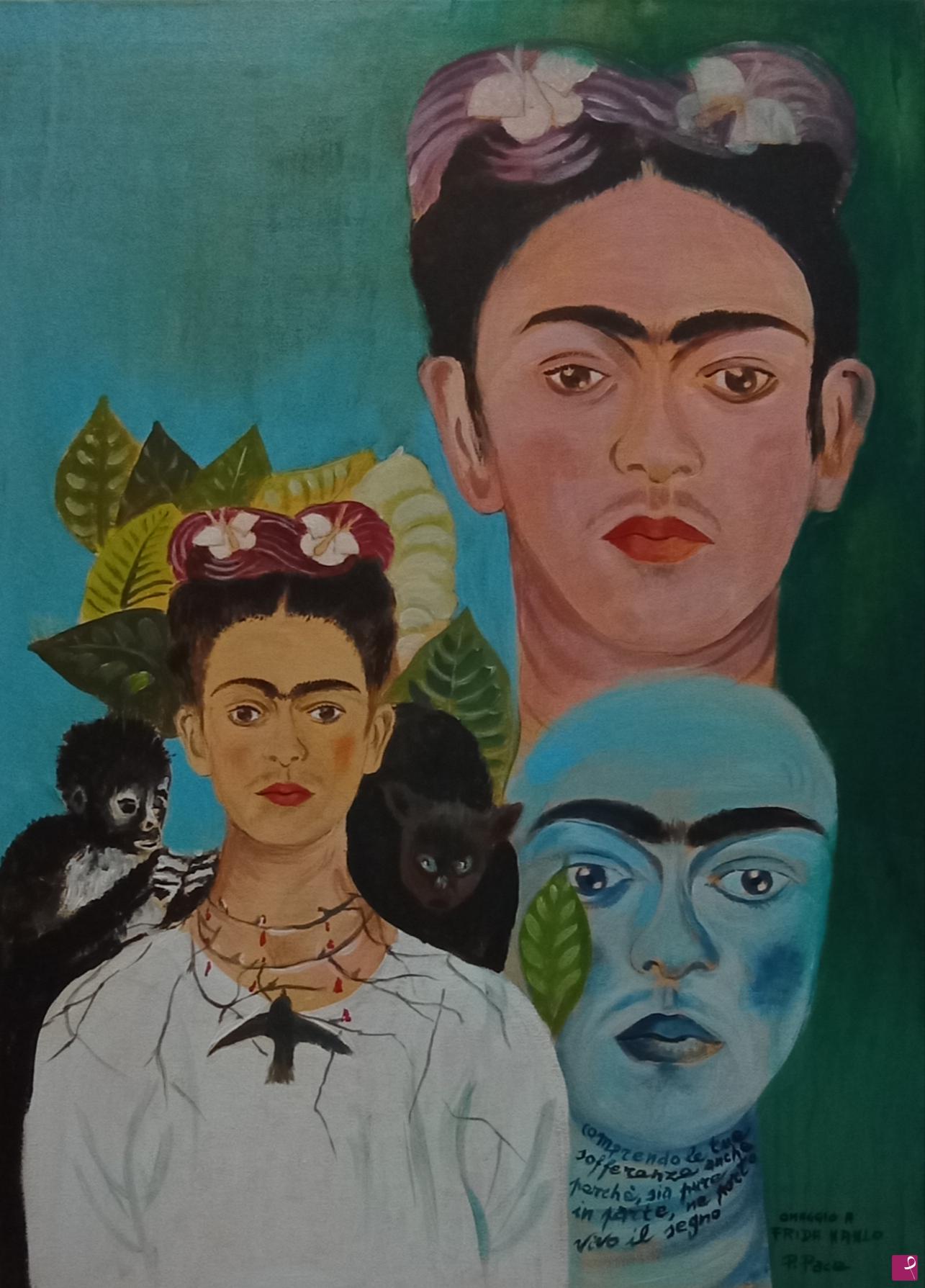 quadri in vendita online - Omaggio a Frida Kalho