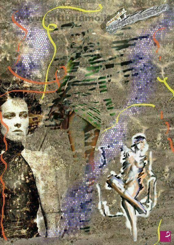 quadri in vendita online - Omaggio a Helmut Newton - painting