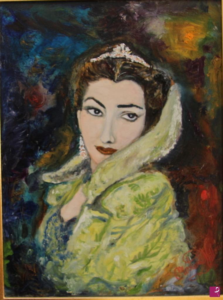 quadri in vendita online - Omaggio a Maria Callas