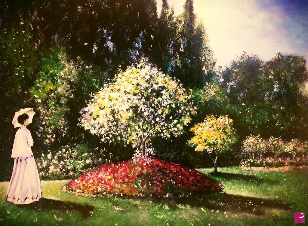 quadri in vendita online - Omaggio a Monet