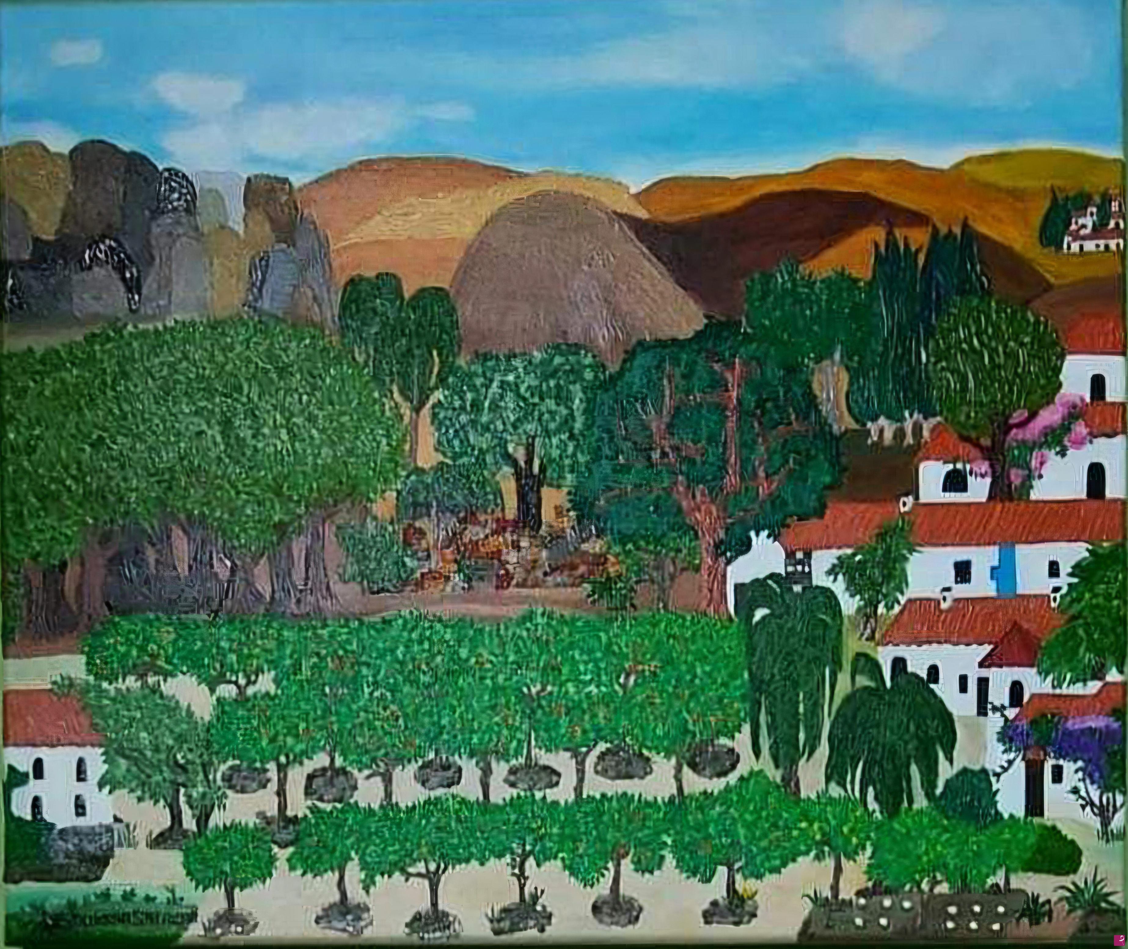 quadri in vendita online - Orange trees