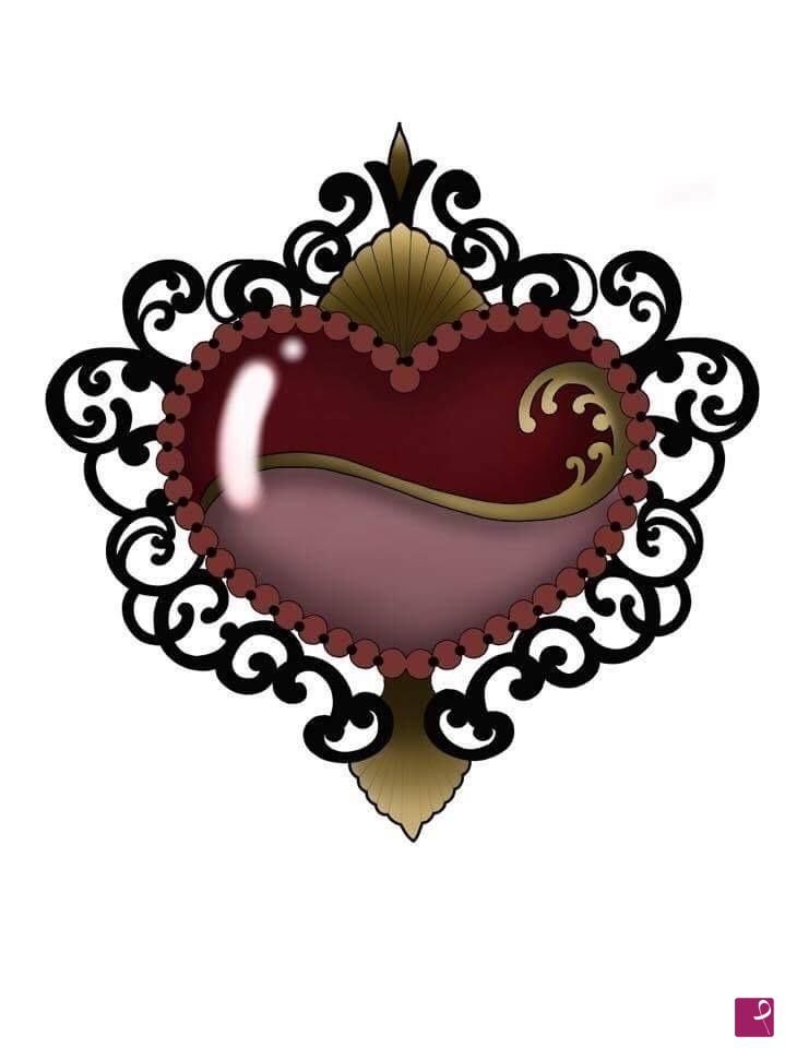 quadri in vendita online - ⚜️ORMAMENTAL HEART ⚜️♥️