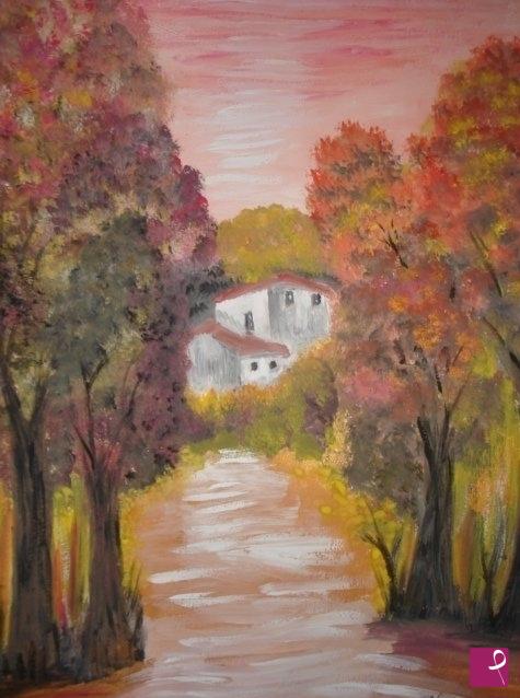quadri in vendita online - PAESAGGIO AUTUNNALE