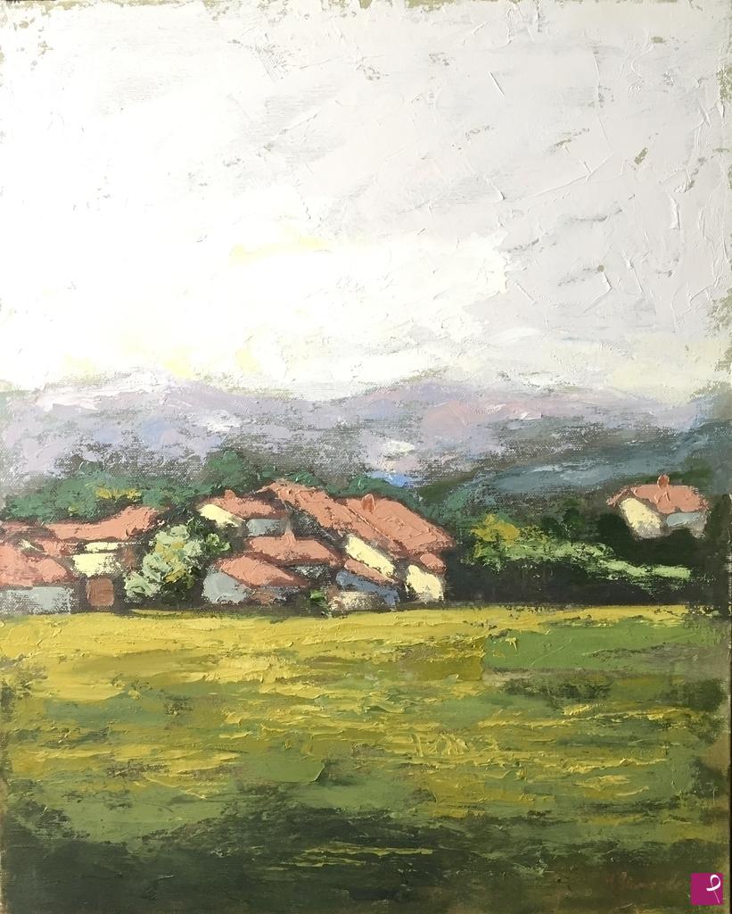 quadri in vendita online - Paesaggio di campagna
