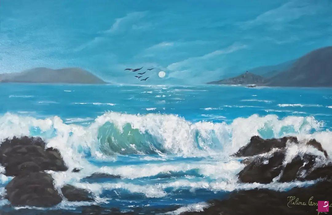 quadri in vendita online - Paesaggio Marino