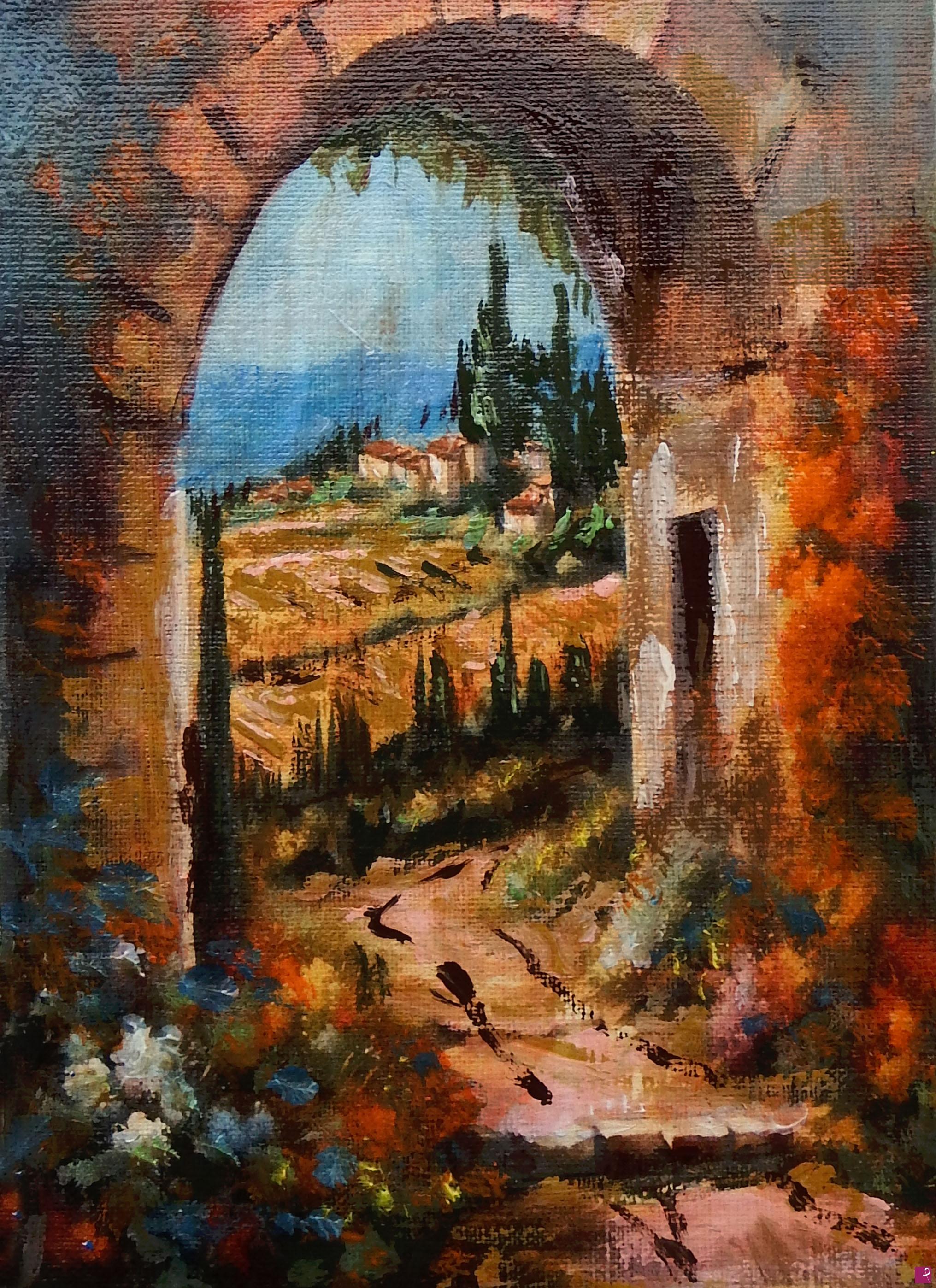quadri in vendita online - Paesaggio romantico