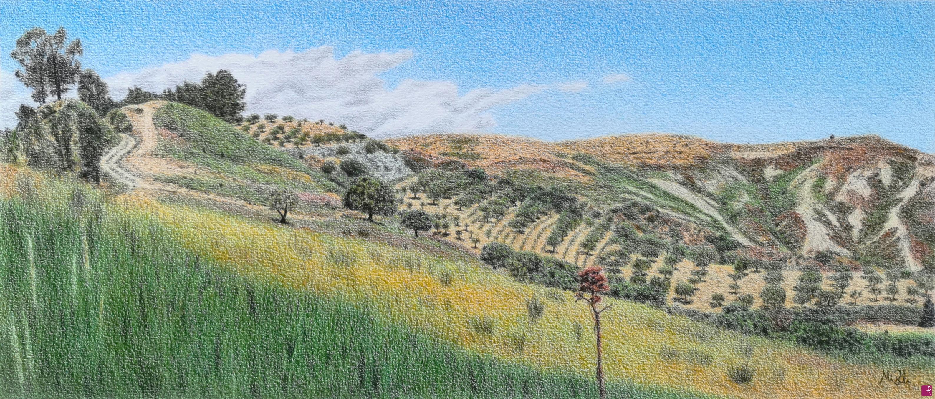quadri in vendita online - Paesaggio rurale