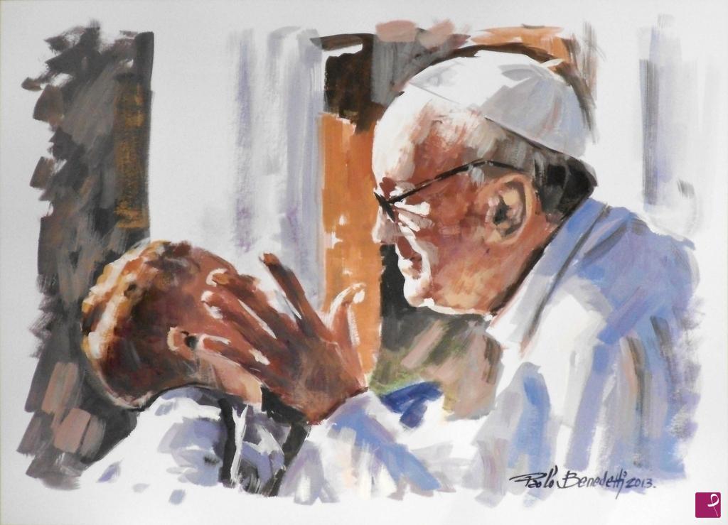 quadri in vendita online - Papa Francesco 11