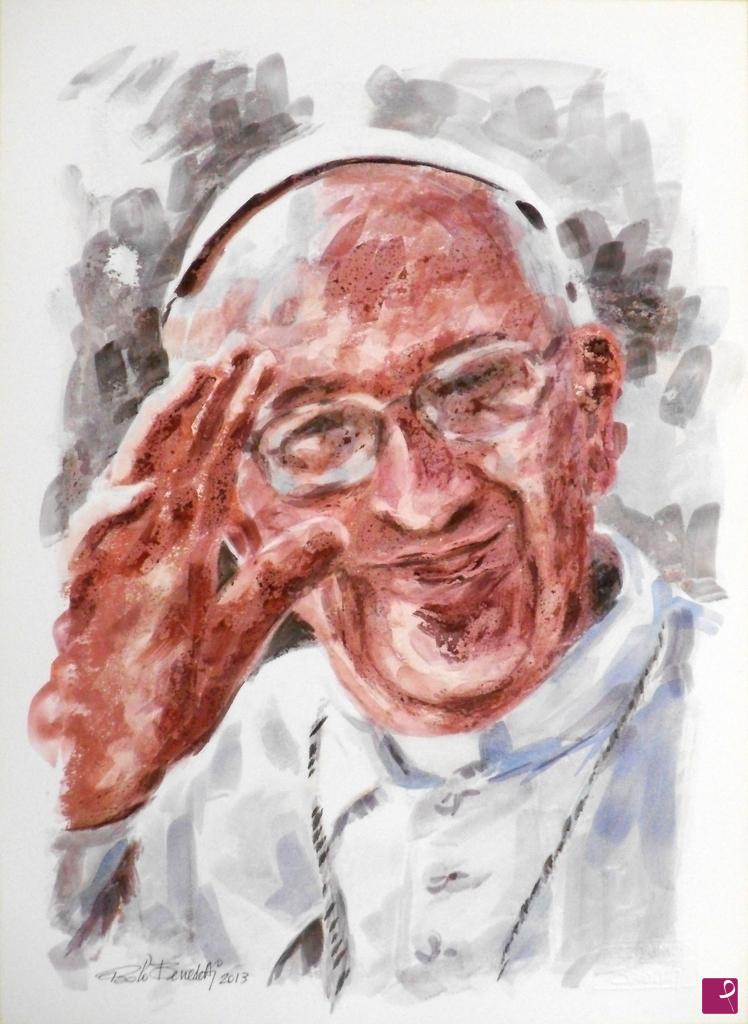 quadri in vendita online - Papa Francesco 5