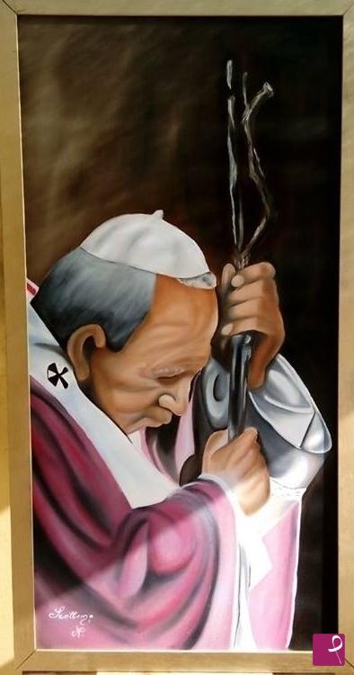 quadri in vendita online - papa giovanni paolo ii