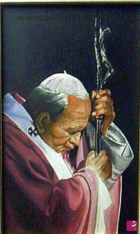 quadri in vendita online - Papa Giovanni paolo II