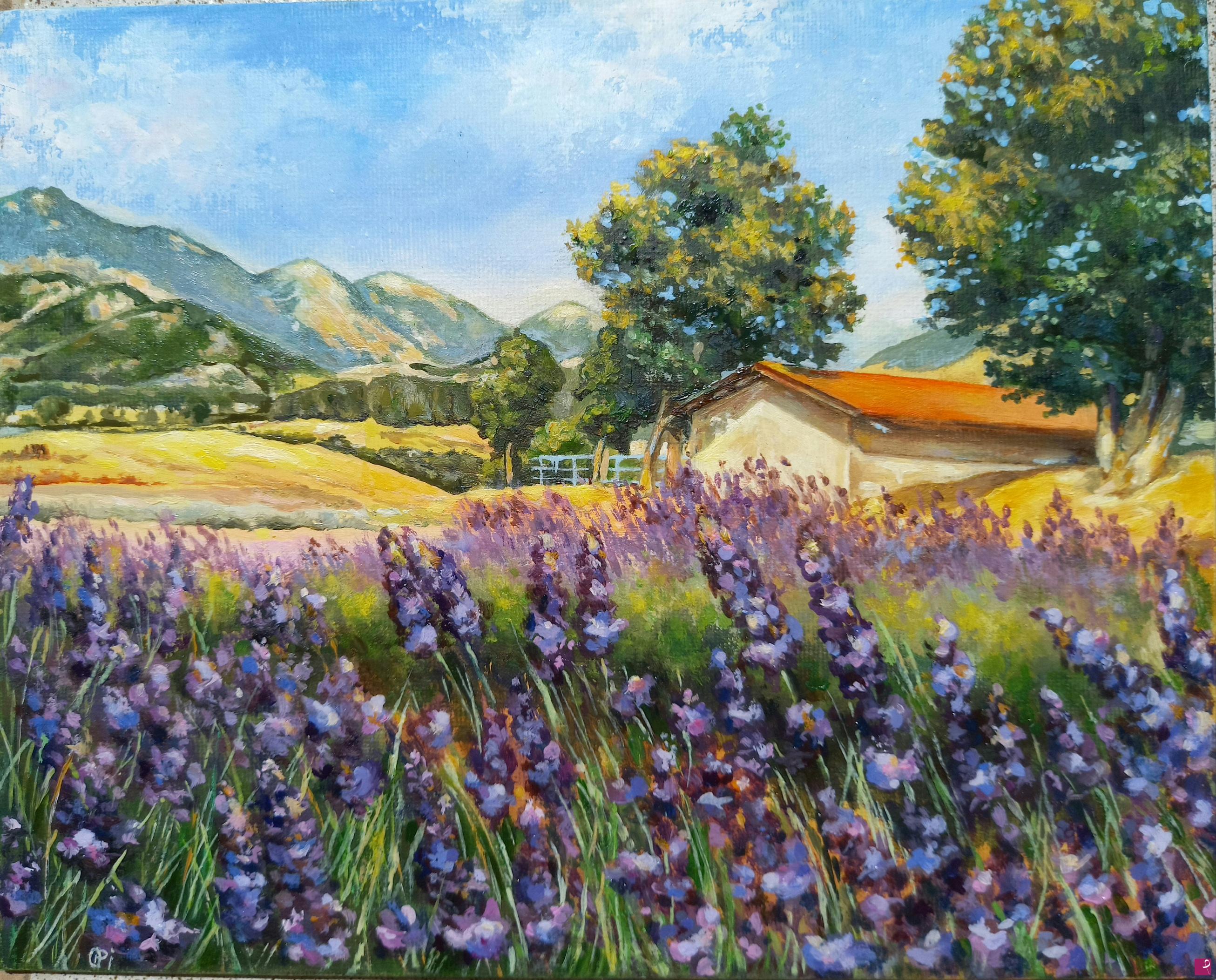 quadri in vendita online - Parco della lavanda 