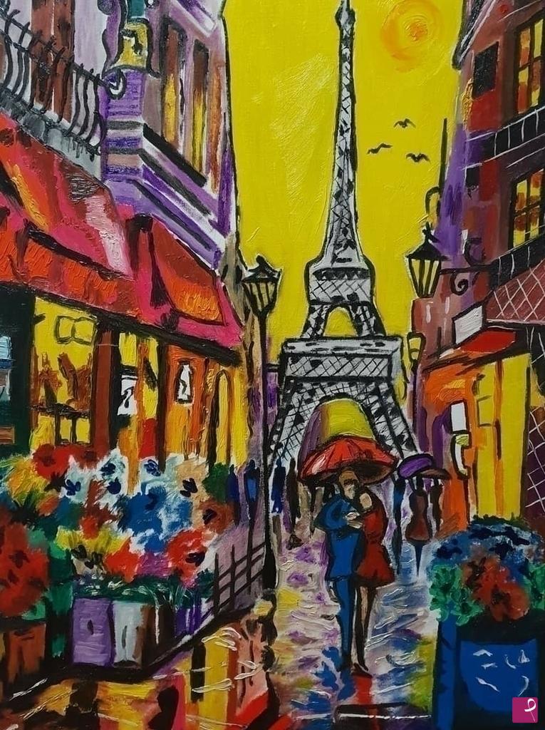 quadri in vendita online - Paris in love