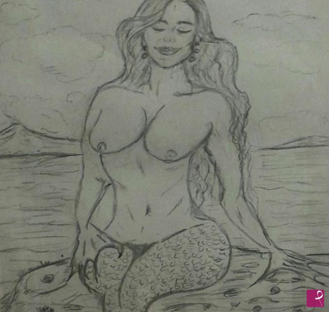 quadri in vendita online - Partenope sirena