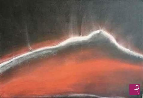 quadri in vendita online - Partenopop - Skyline in red