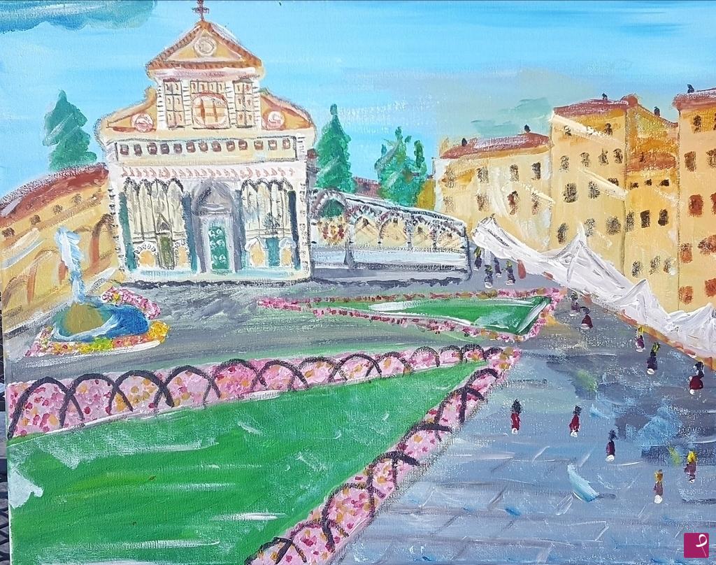 quadri in vendita online - Passando per Santa Maria Novella