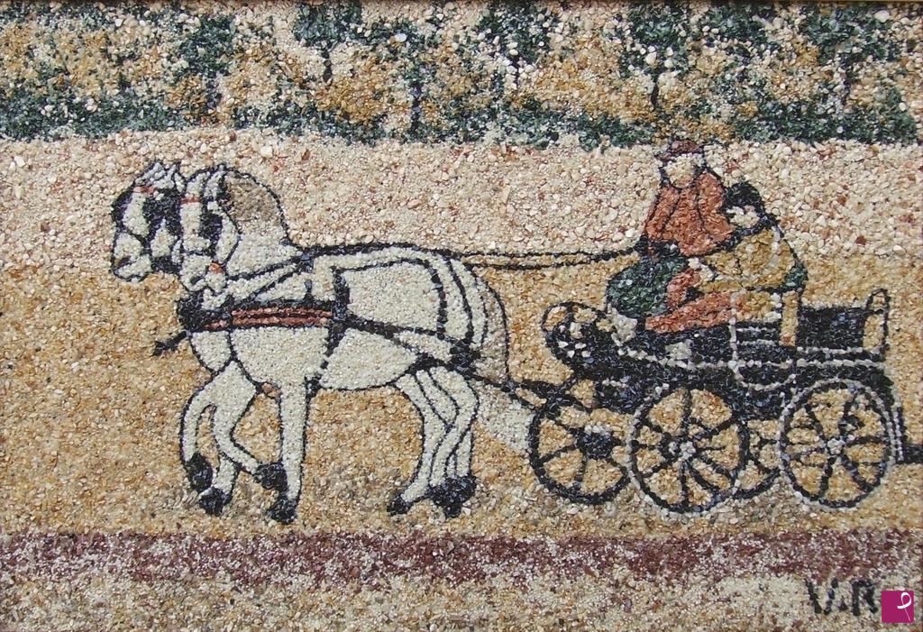 quadri in vendita online - PASSEGGIATA IN CARROZZA