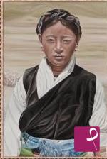 quadri in vendita online - pastorella tibetana