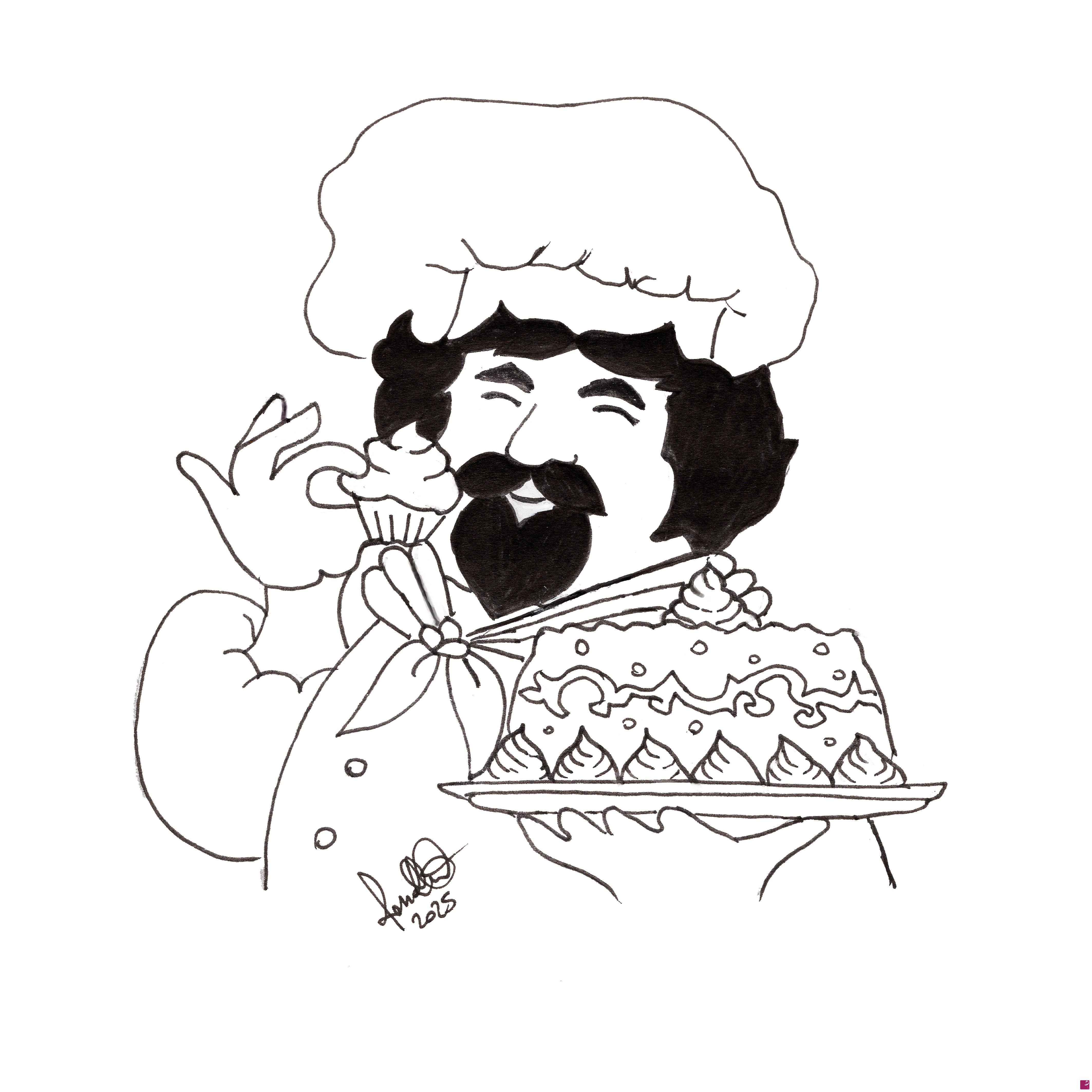 quadri in vendita online - Pastry Chef