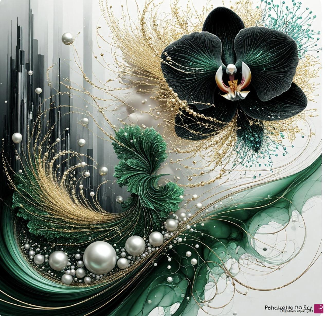 quadri in vendita online - Pearl Flowers