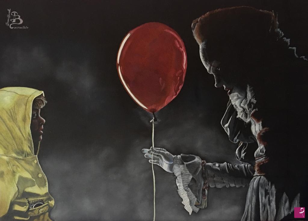 quadri in vendita online - Pennywise IT 2017