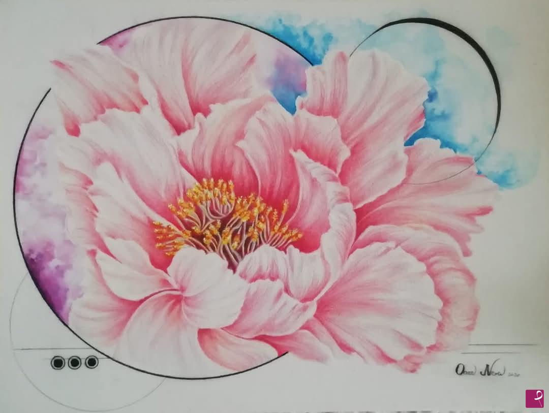 quadri in vendita online - Peonia