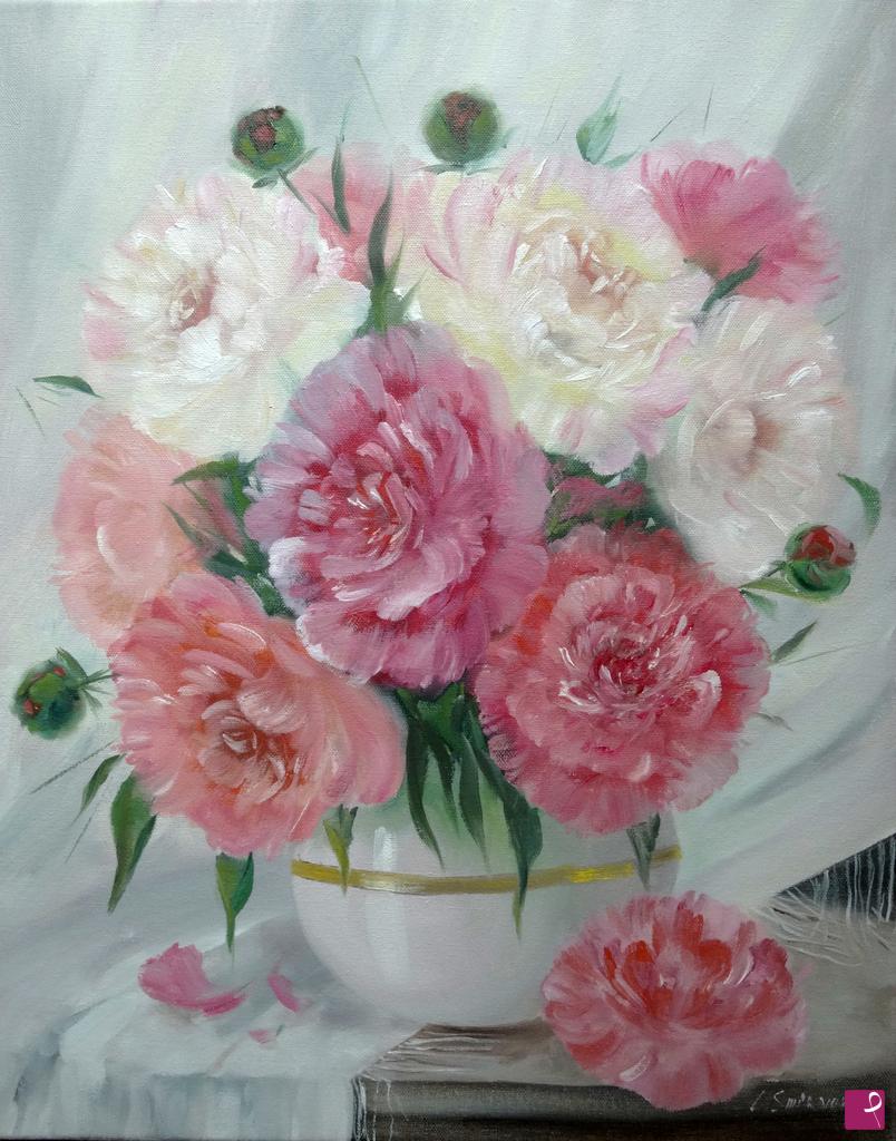quadri in vendita online - Peonie