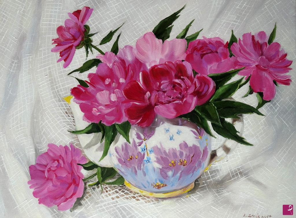 quadri in vendita online - Peonie