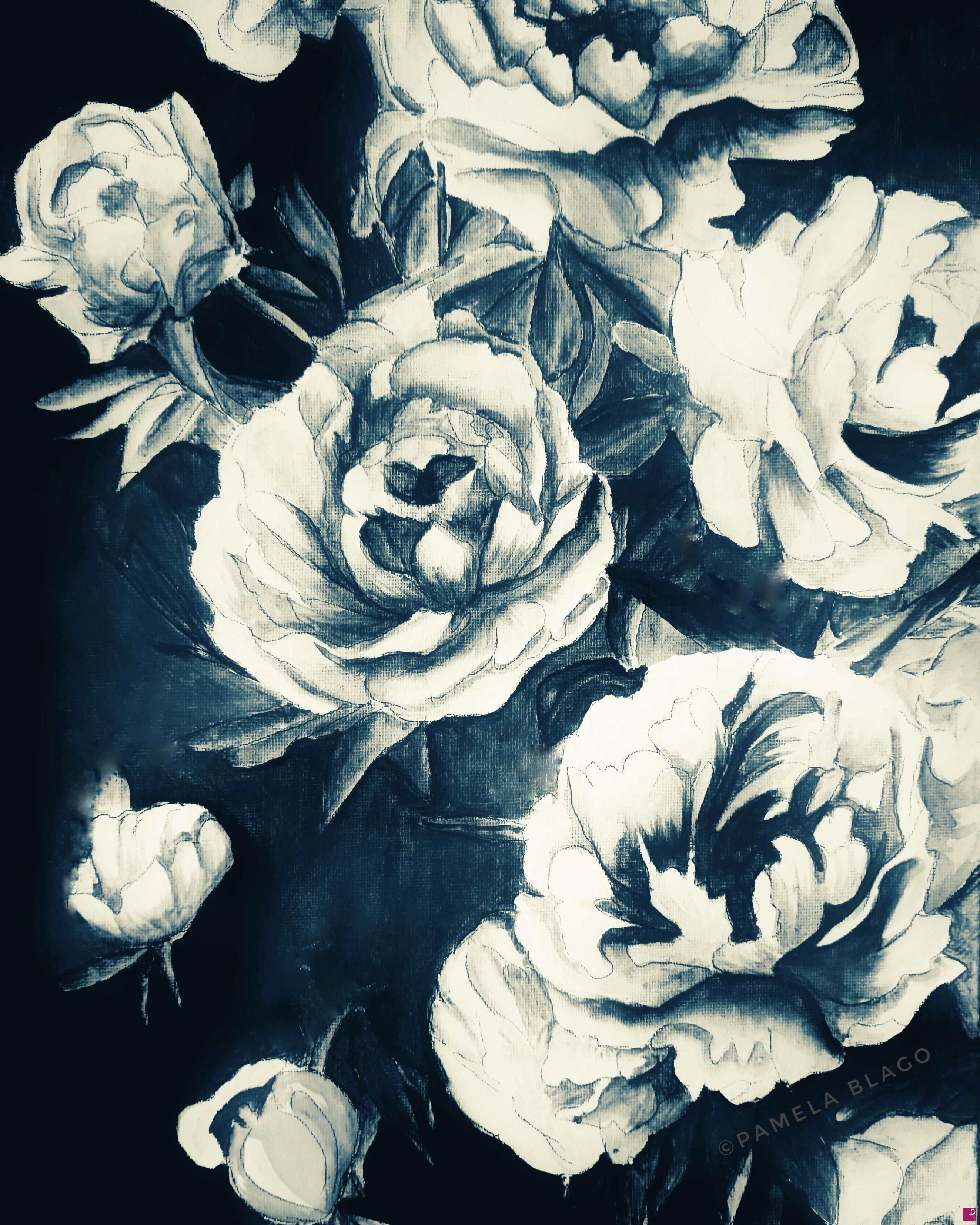 quadri in vendita online - Peonie