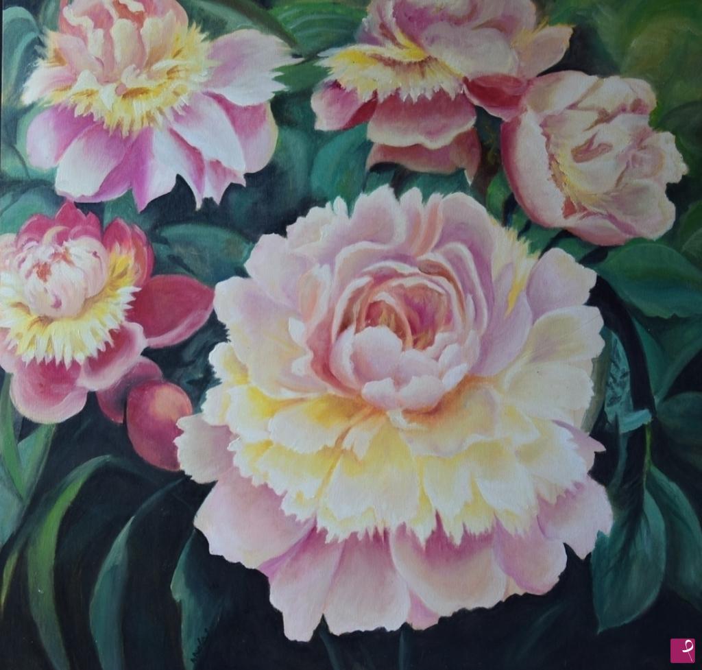 quadri in vendita online - Peonie