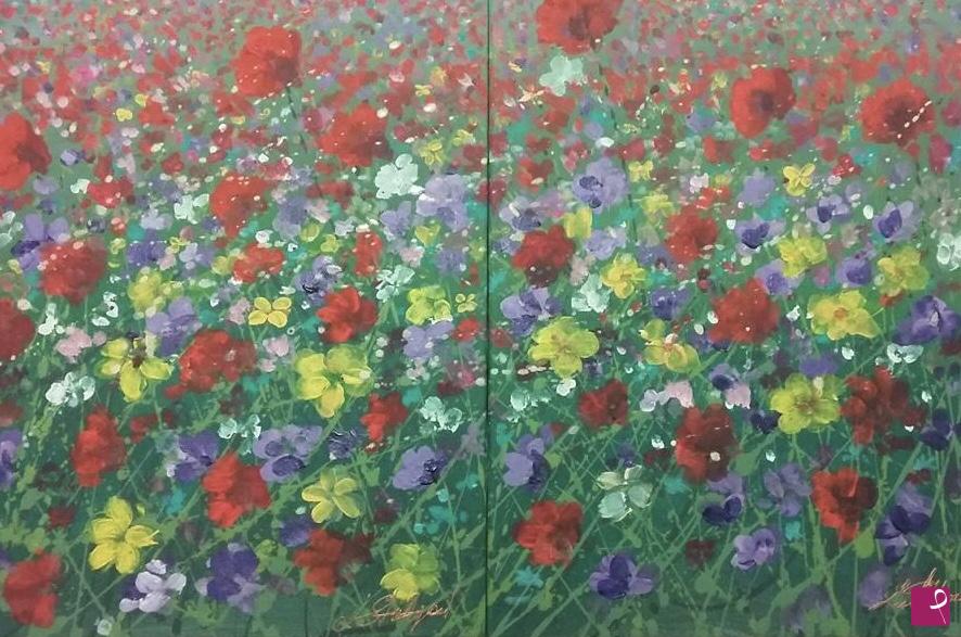 quadri in vendita online - Performance flowers 