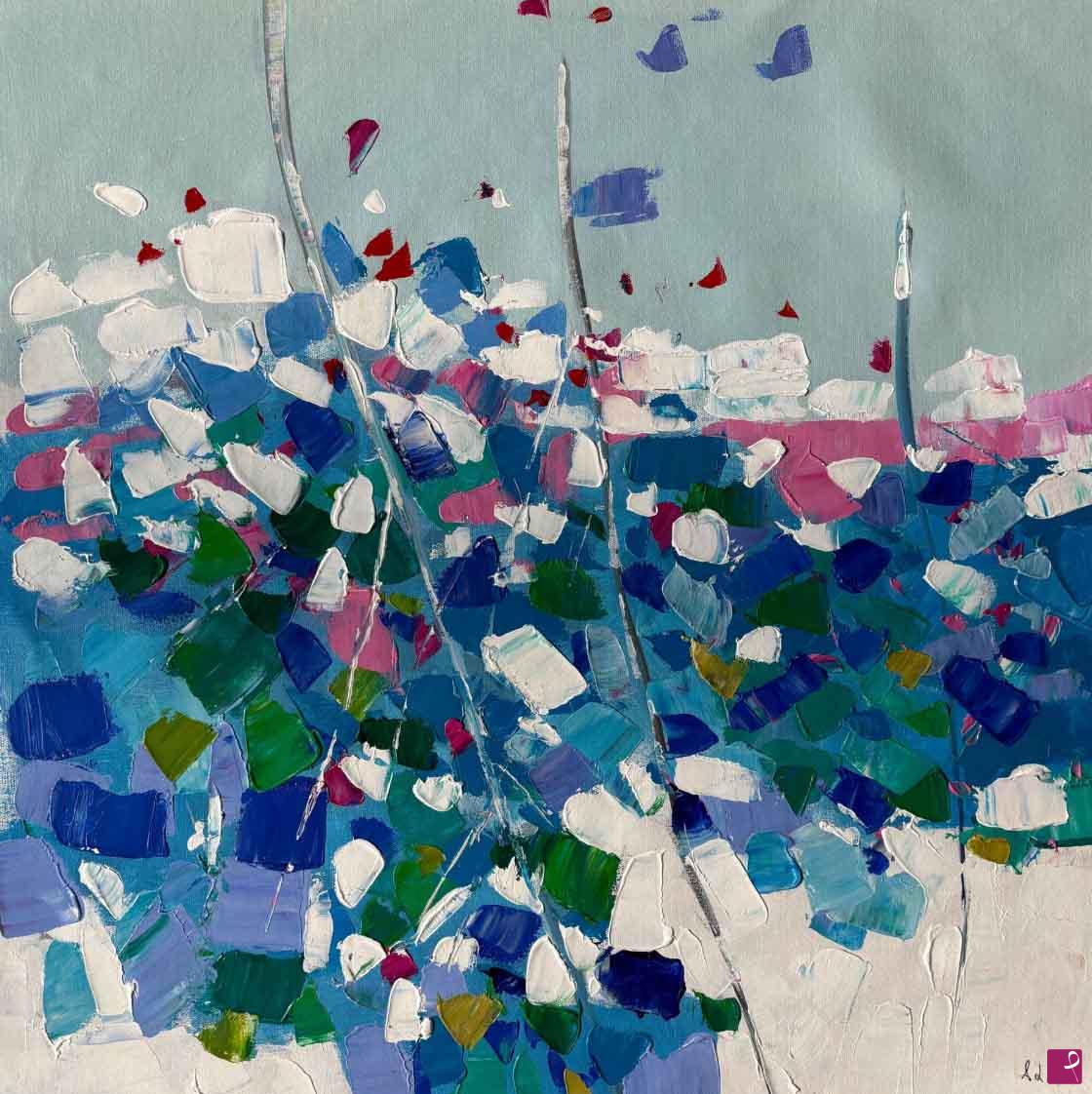 collezione privata quadro - Petali nel vento - Andrea Loria ...
